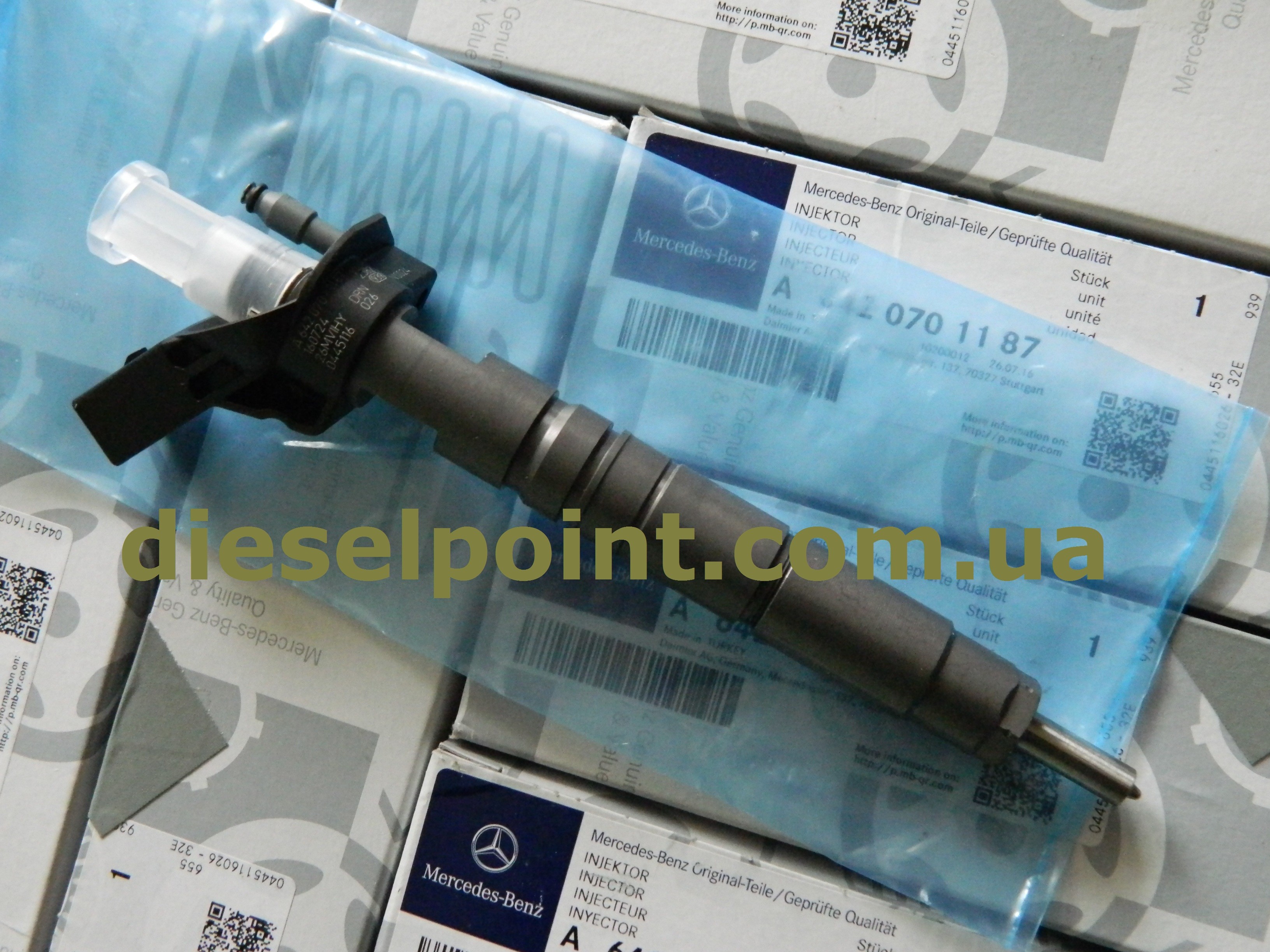A6420701187 форсунка BOSCH 0445116026 Mercedes C,E,ML,GL,GLK,R,S-klasse 3.0CDI OM642