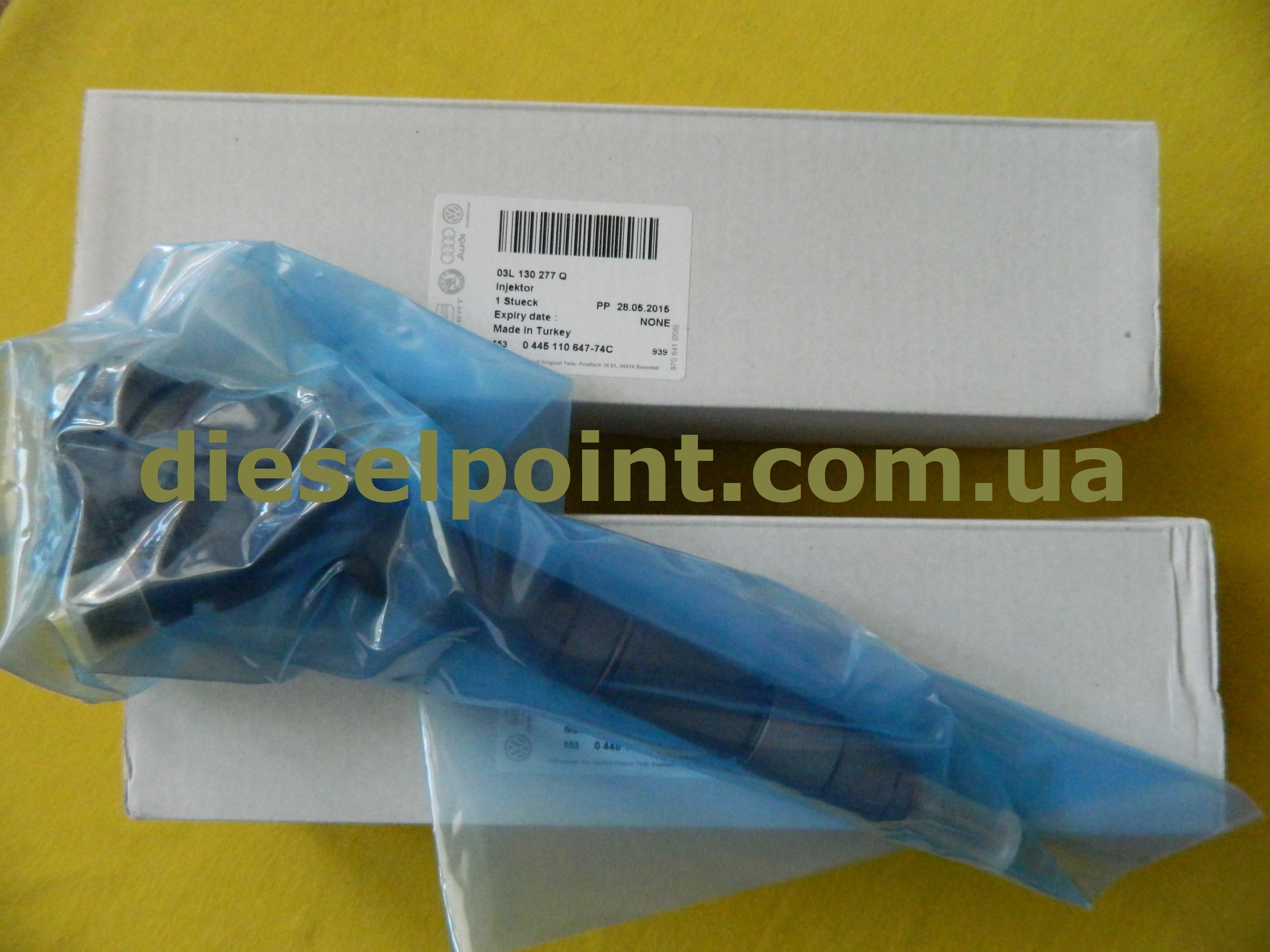 Новая оригинальная форсунка BOSCH 03L130277J к автомобилям Audi, Seat, Skoda, Volkswagen 2.0TDI