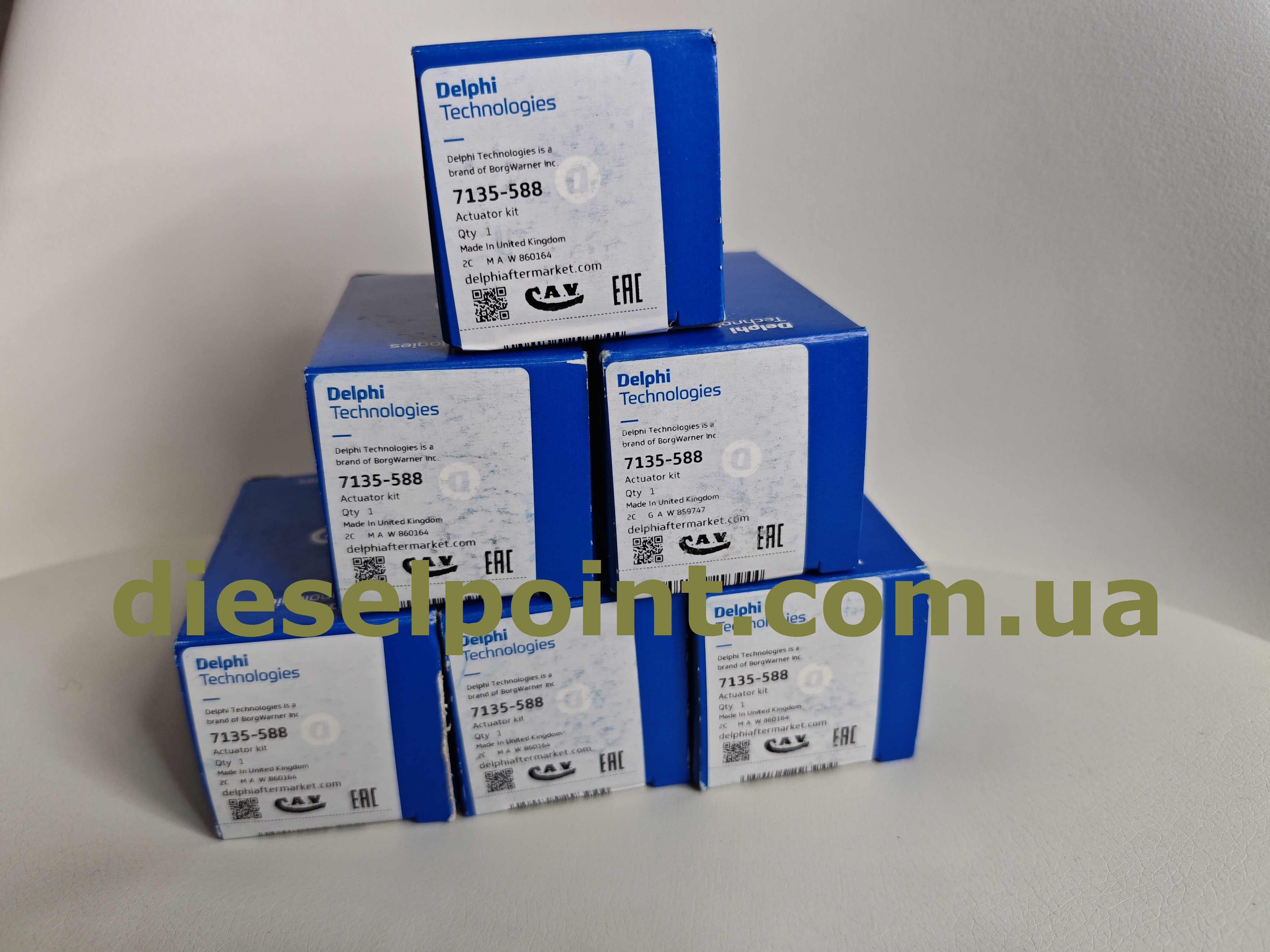 7135-588 клапан насос-форсунки DELPHI euro 3 VOLVO,RENAULT 4-х контактн.