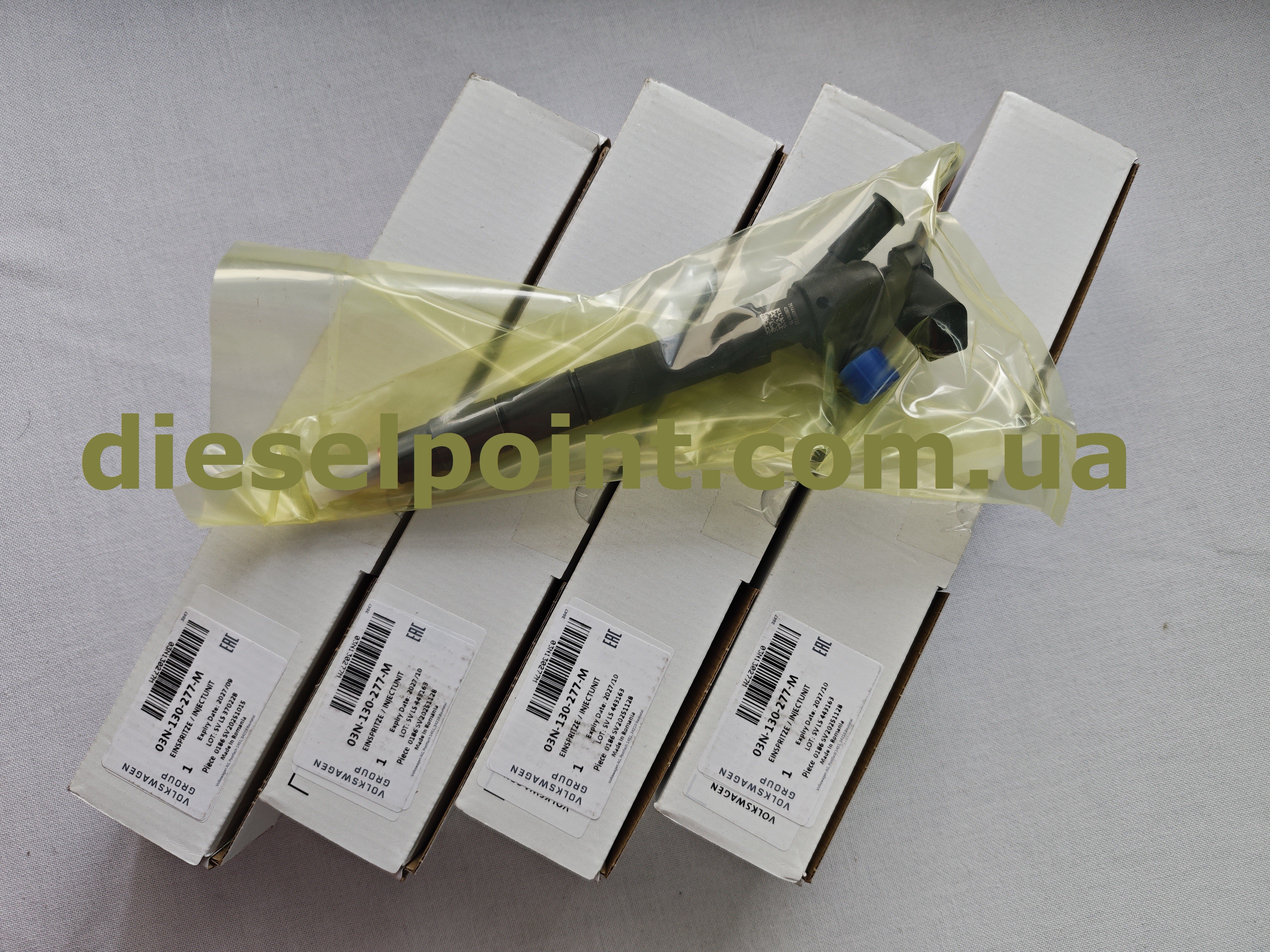 03N130277M форсунка DELPHI нова оригінал VAG 2.0TDI EURO 6